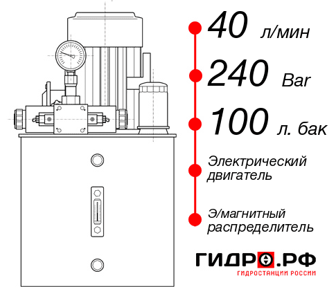 Гидростанция для пресса НЭЭ-40И2410Т