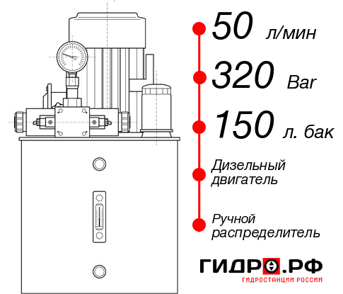 Маслостанция высокого давления НДР-50И3215Т