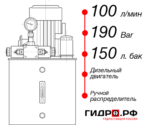 Маслостанция для свай НДР-100И1915Т