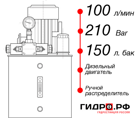 Маслостанция для свай НДР-100И2115Т