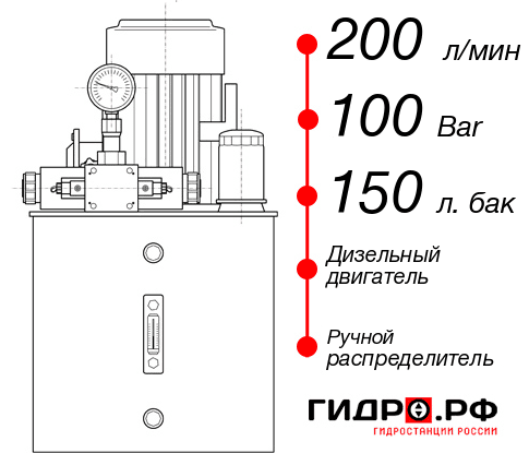 Маслостанция для свай НДР-200И1015Т