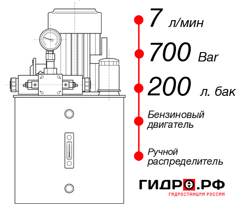 Гидростанция для гайковёрта НБР-7И7020Т