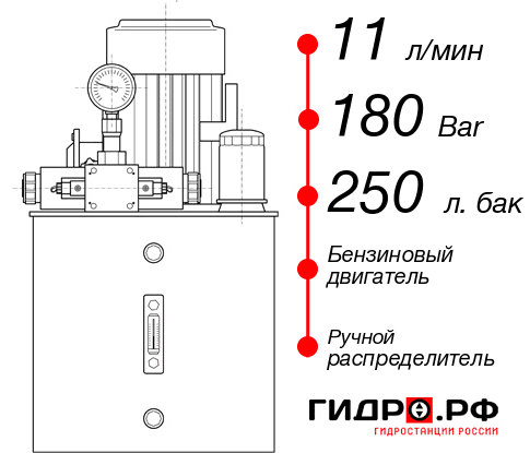 Гидростанция для дровокола НБР-11И1825Т