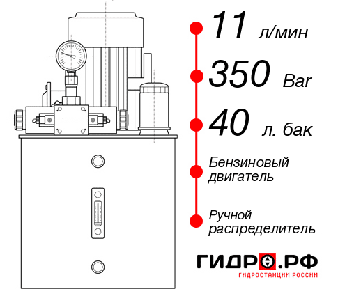 Гидростанция с домкратом 200 тонн НБР-11И354Т