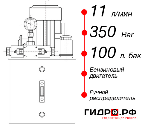 Гидростанция с домкратом 200 тонн НБР-11И3510Т