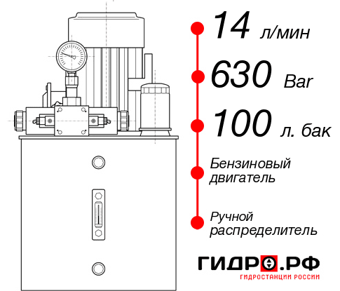 Гидростанция с домкратом НБР-14И6310Т