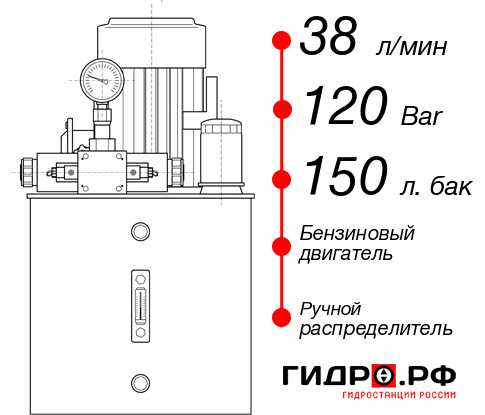 Гидростанция для свай НБР-38И1215Т