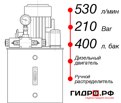 Гидростанция для гидромолота НДР-530И2140Т