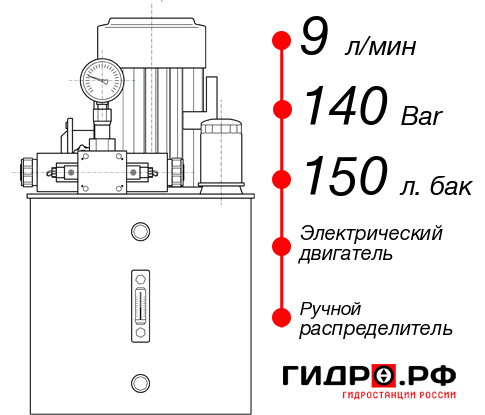 Гидростанция для гидропривода НЭР-9И1415Т