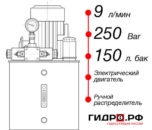 Гидростанция для дровокола НЭР-9И2515Т