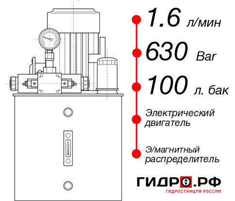 Гидростанция с домкратом НЭЭ-1,6И6310Т