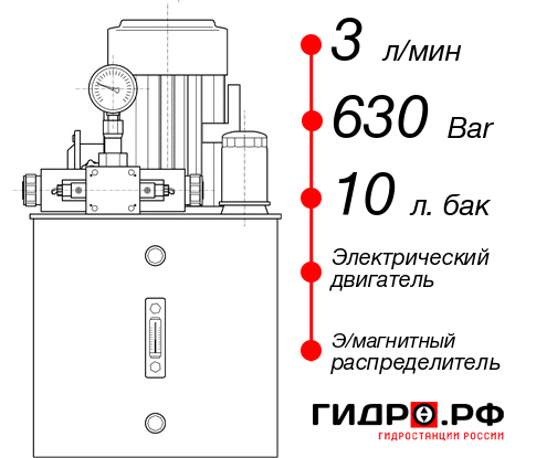 Малогабаритная гидростанция НЭЭ-3И631Т