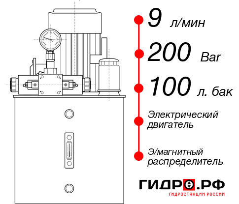 Гидростанция станка НЭЭ-9И2010Т