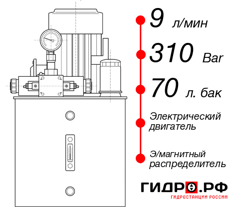 Гидростанция 5 кВт НЭЭ-9И317Т