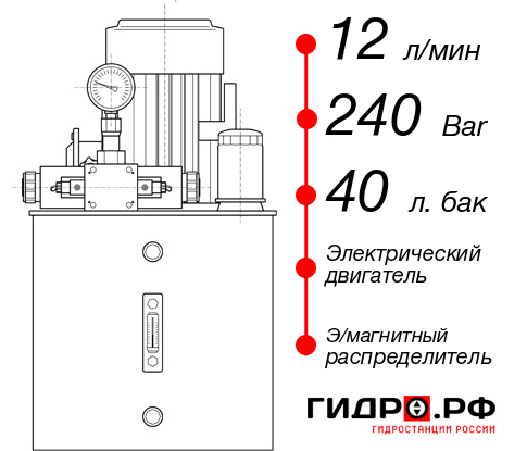 Гидростанция 5 кВт НЭЭ-12И244Т